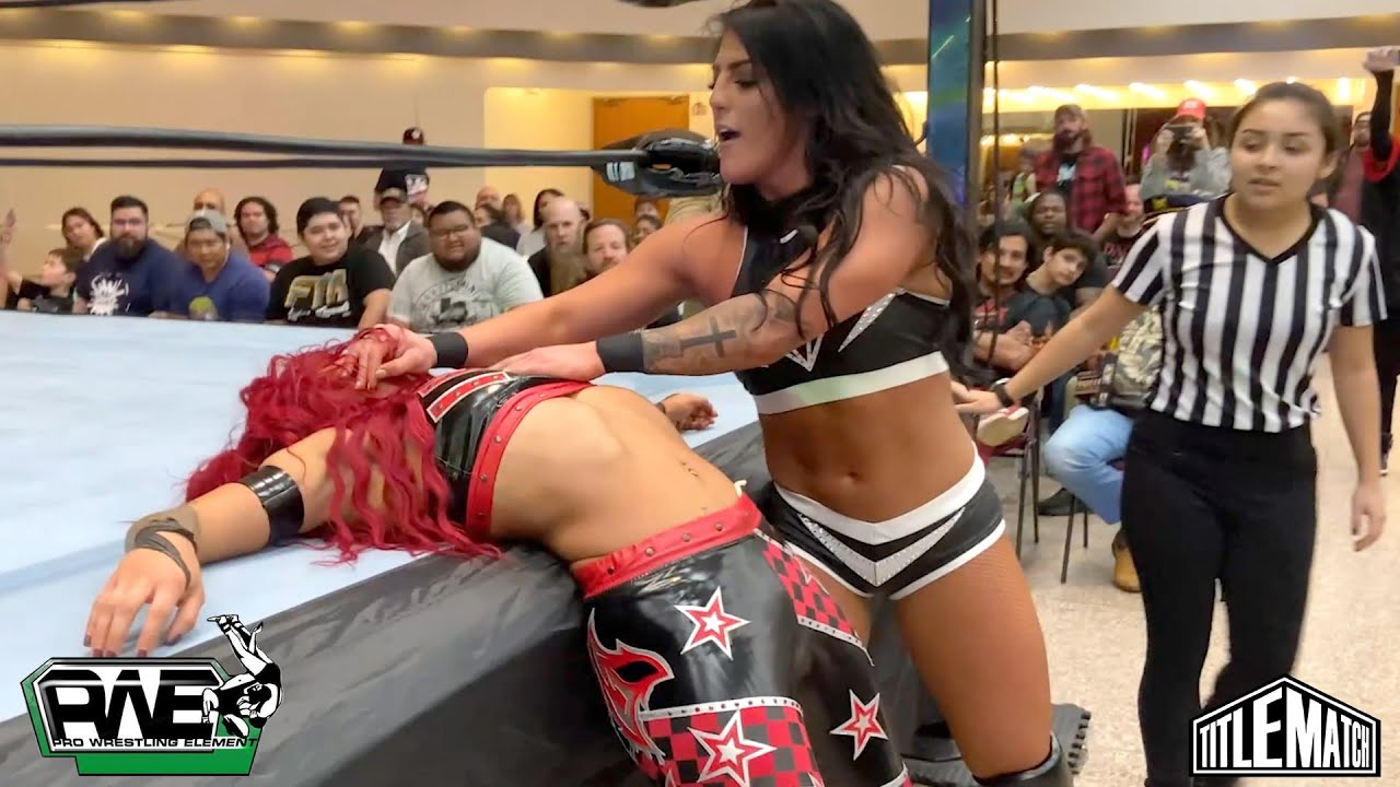 Тесса Бланчард против Миранды Ализе (женская борьба) Pro Wrestling Element — Сан-Антонио, Техас