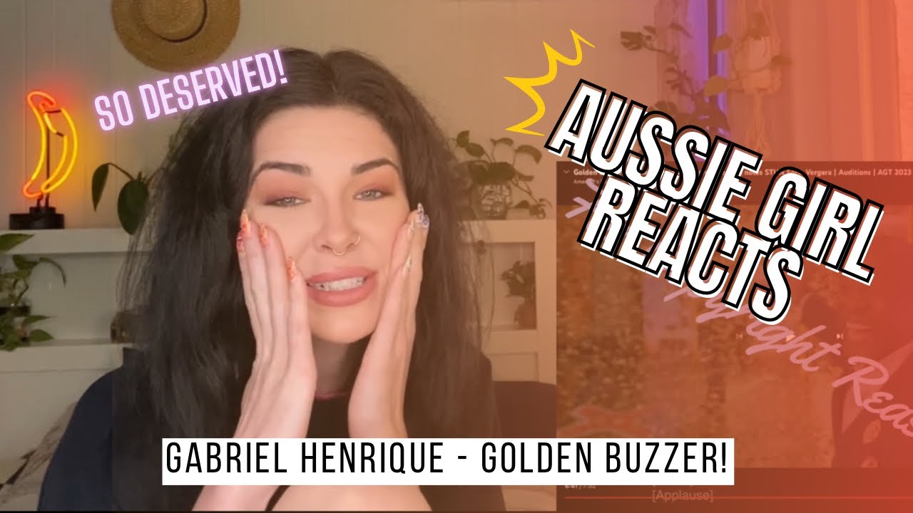 Gabriel Henrique - AMERICA's GOT TALENT - GOLDEN BUZZER Reaction!