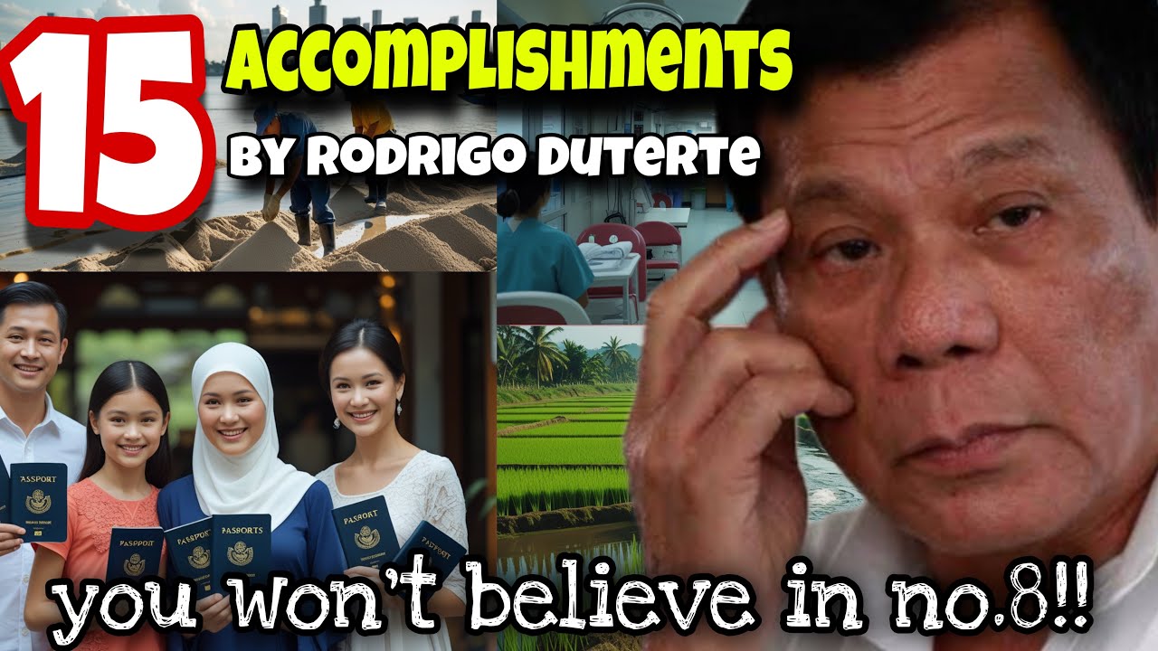 The Legacy of Rodrigo Duterte: 15 Career Highlights