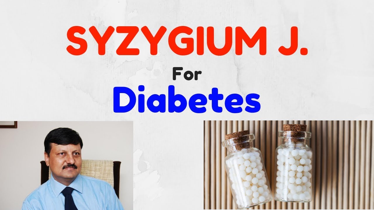 Best Homeopathic Medicine for Diabetes | Syzygium J | Dr. Ketan Shah - Homeopath | Hindi |