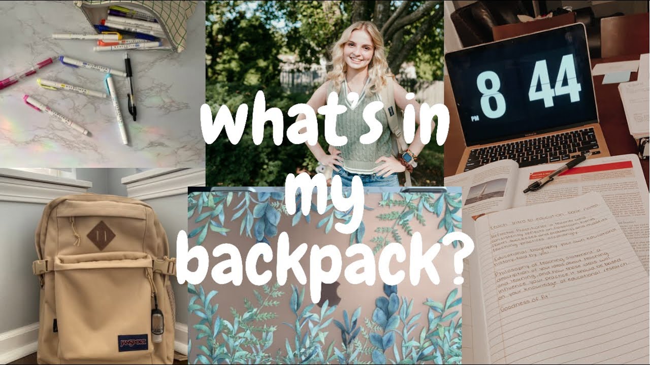 My college backpack