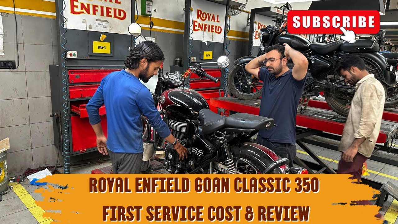 😱 Royal Enfield Goan Classic 350 First Service & Ride Experience | जानिए असली खर्च 💸 और फीडबैक! 🔧