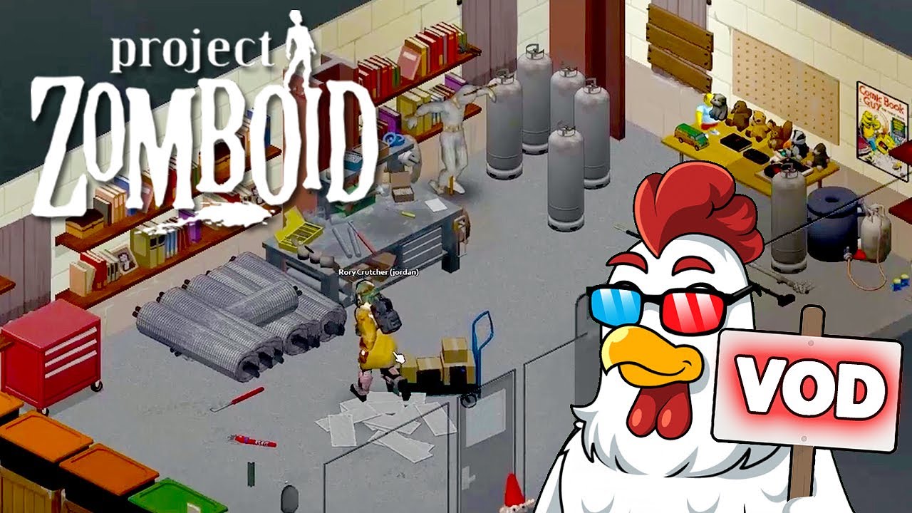 Hoarding for the Project Zomboid base [BYZE VOD]