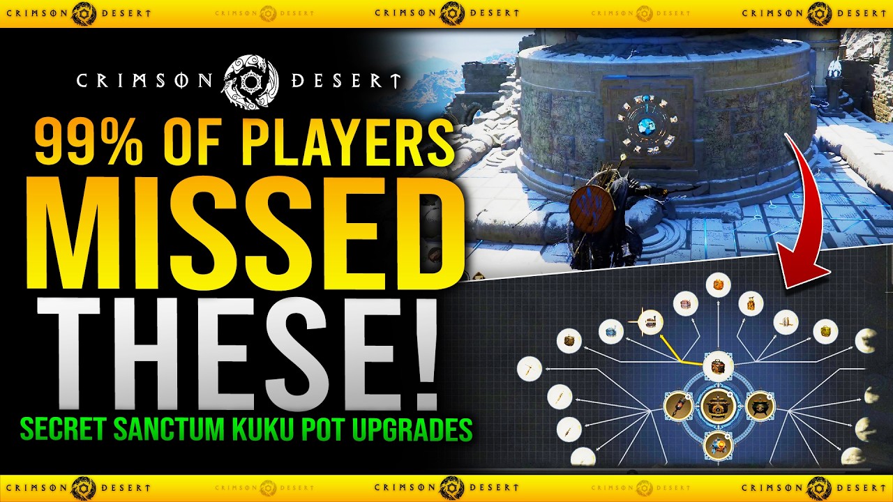 SECRET SANCTUM PUZZLES - INSANE REWARDS / KUKU POT CORE UPGRADES - Crimson Desert - Samctum Puzzles