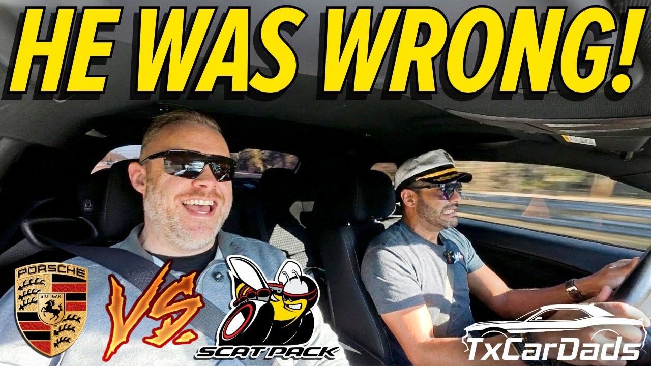 Porsche Purist Calls It A 'Boat'... Can my Challenger Scat Pack Change His Mind?