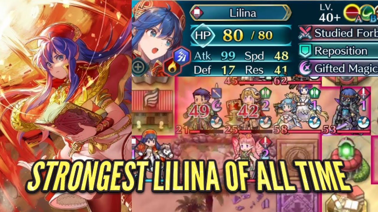 FEH : 99 Visible ATK L!Lilina Annihilates Savior Meta. AOE Revolution!