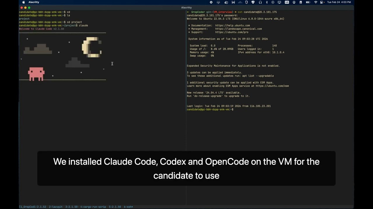 GrepCoder - SSH Interview