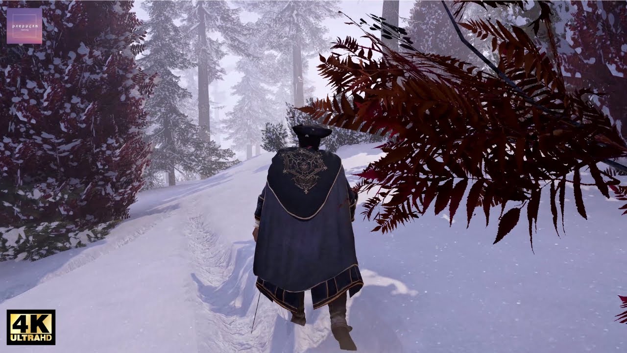 Assassin's Creed III Remastered - Relaxing Walk in the Frontier [ AC3 Ambience - 4K Max Settings ]