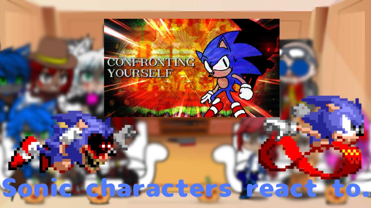 Sonic characters react to Confronting yourself Final Zone (a lil cringe) Halloween Special