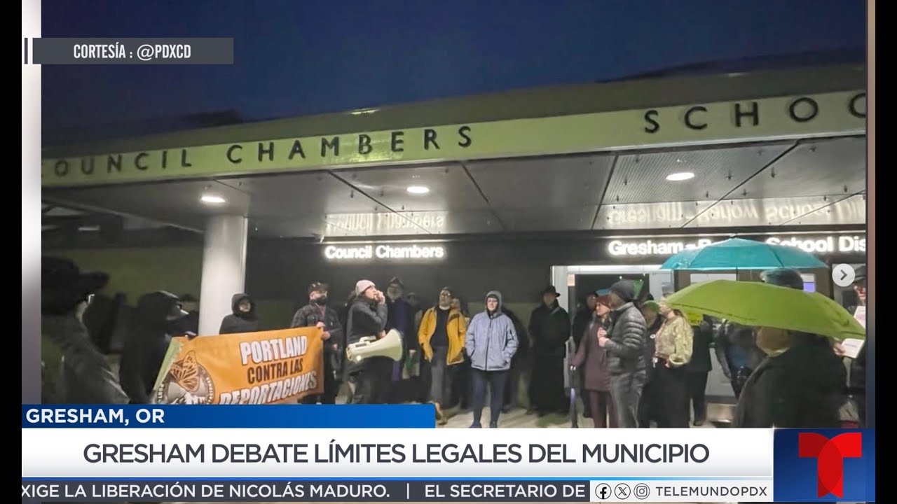 GRESHAM PIDE SE DECLARE EMERGENCIA ANTE REDADAS DE ICE