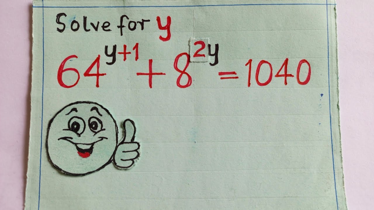 Solve for y given 64^(y+1) +8^(2y)=1040