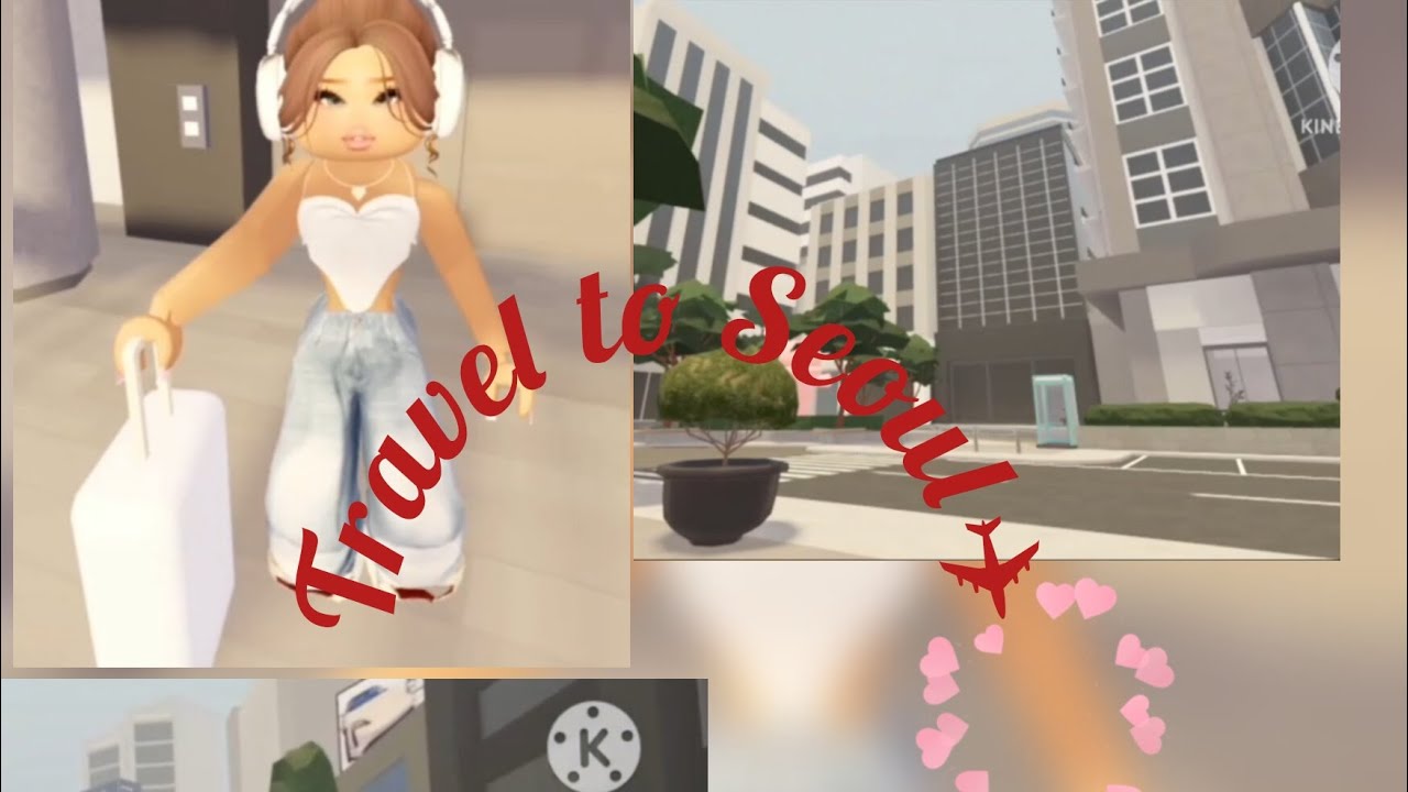 Travel with me to Seoul✈️#andventure#berryavenueroleplay #roblox #choco pie♡♡