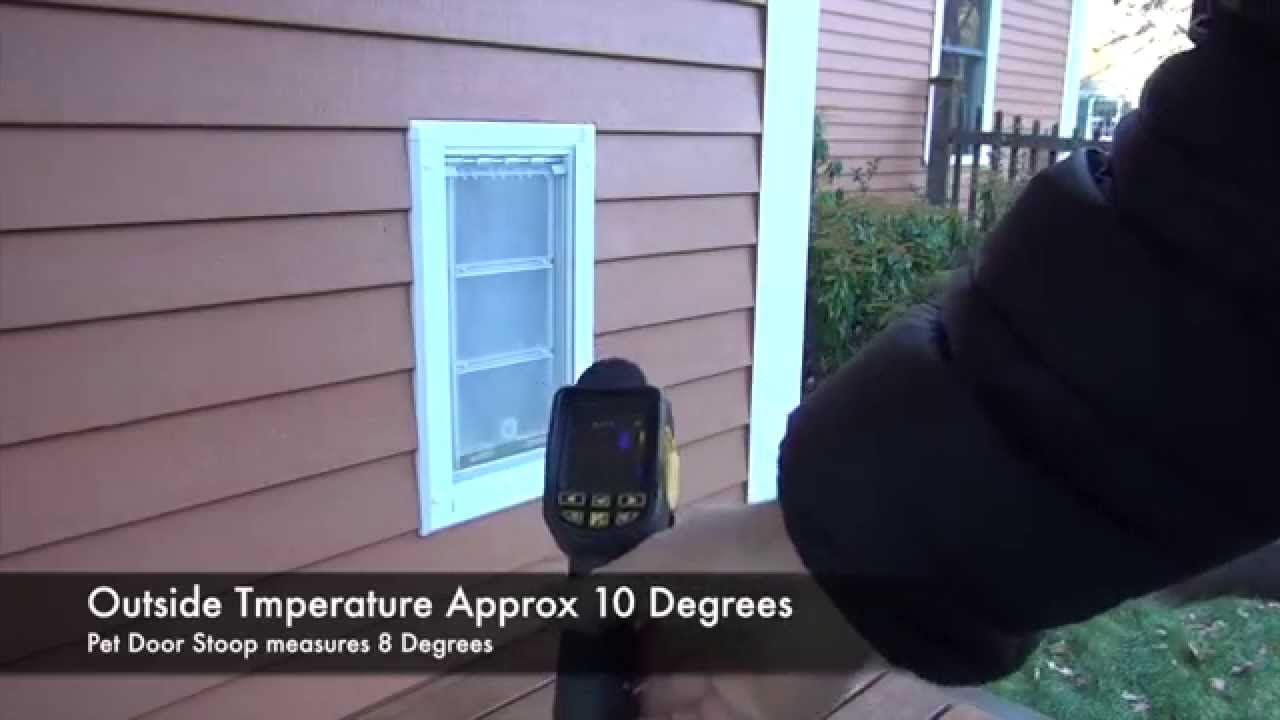 Endura Flap Pet Door Temperature Testing