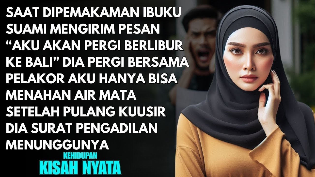 SUAMI MENINGALKAN AKU DIPEMAKAMAN IBUKU DEMI LIBURAN SAMA PELAKOR - AKAN KUUSIR DAN KUHANCURKAN DIA
