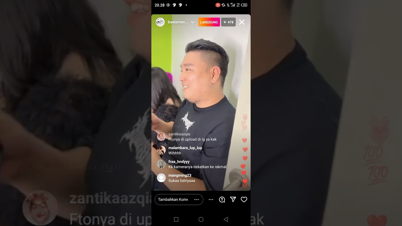 Mala dan Rakha romantis banget loh di live