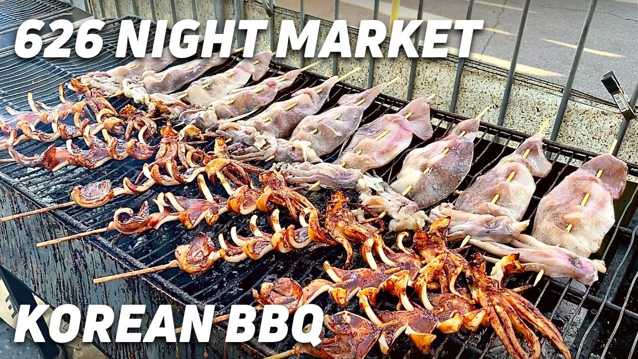 ULTIMATE Korean STREET FOOD | 626 NIGHT MARKET | MUST TRY KOREAN BBQ Skewers
