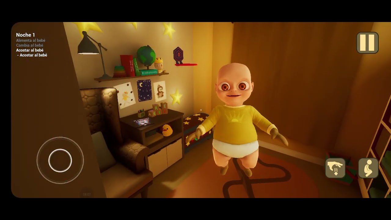 Jugando al bebe amarillo 