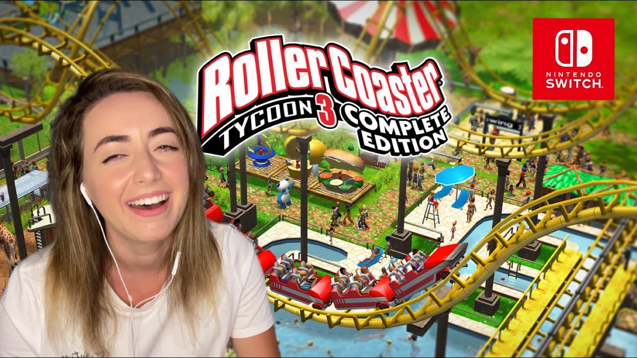 RollerCoaster Tycoon 3 ✬ Complete Edition ✬ Nintendo Switch ✬ Review and Gameplay