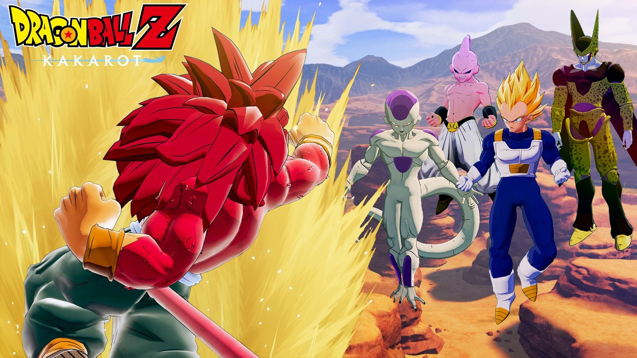 What If End of Z Goku Achieved Daima SSJ4? Super Saiyan 4 Goku Vs. Z Villains in DBZ Kakarot Mods