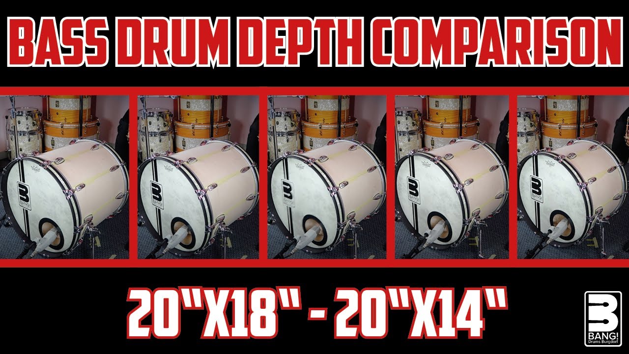 Bass Drum Depth Comparison (20