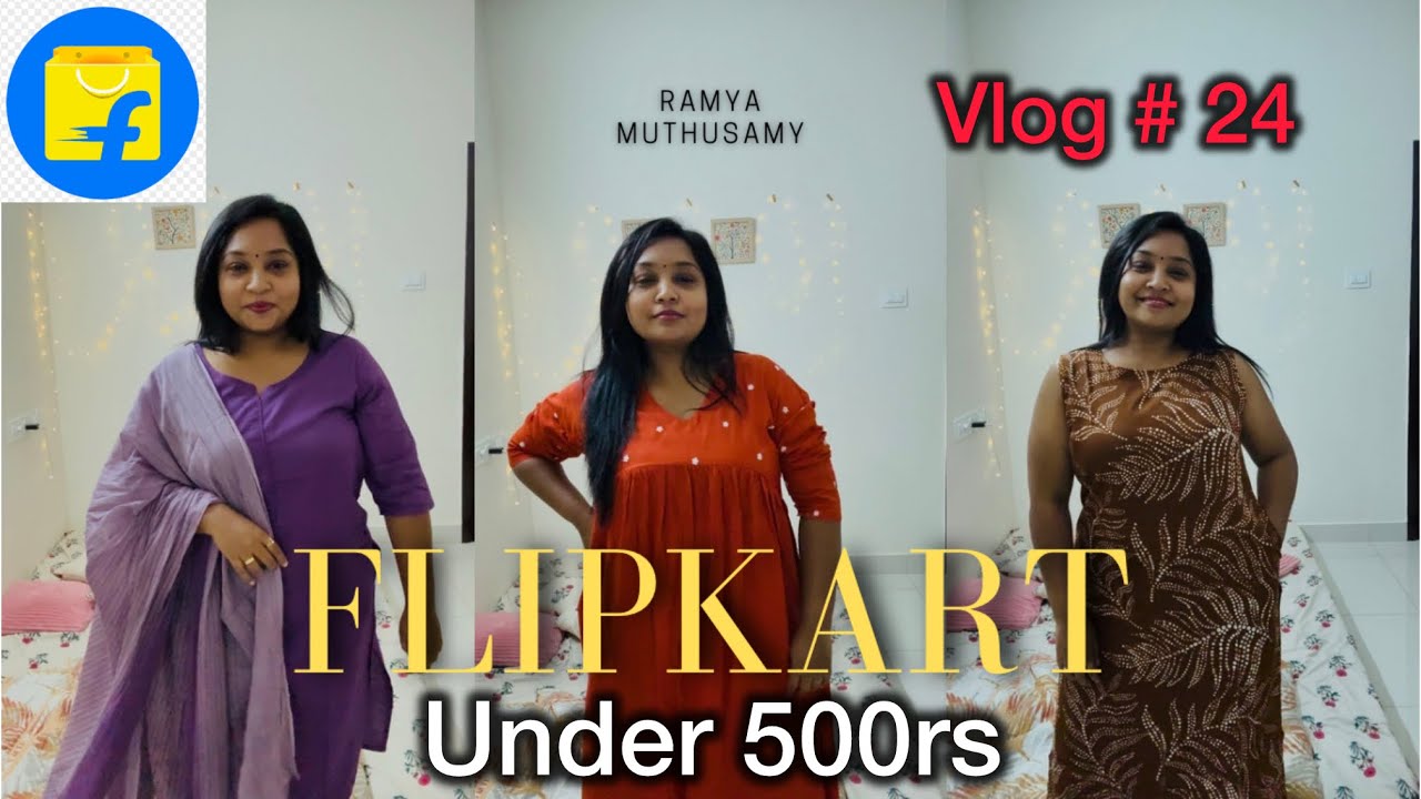College / Office ku perfect kurtas❤️ vlog # 25 Flipkart kurta haul under ₹500 ? Style + savings 😍