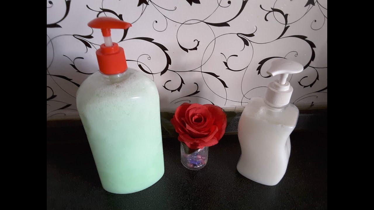 صابون مایع با دستان خود تان  liquid cute