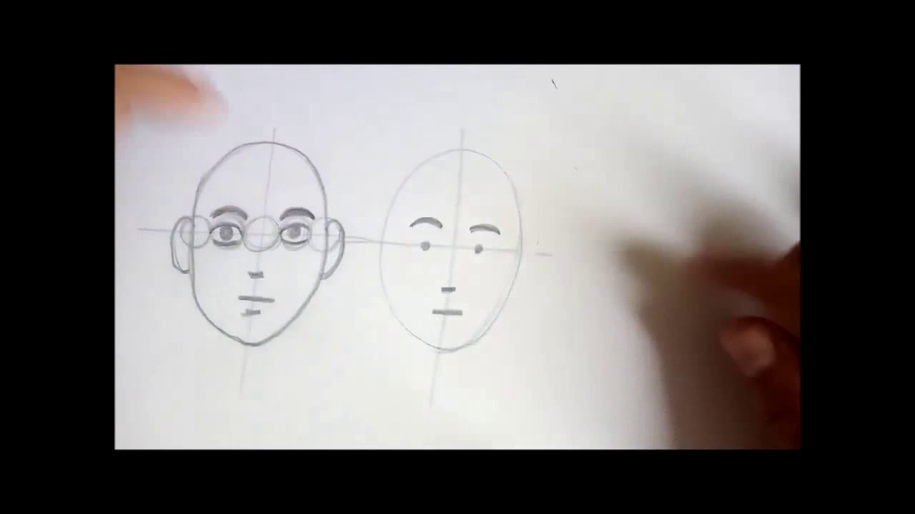 COMO DIBUJAR CARICATURA 3 / El Tamaño de los Ojos