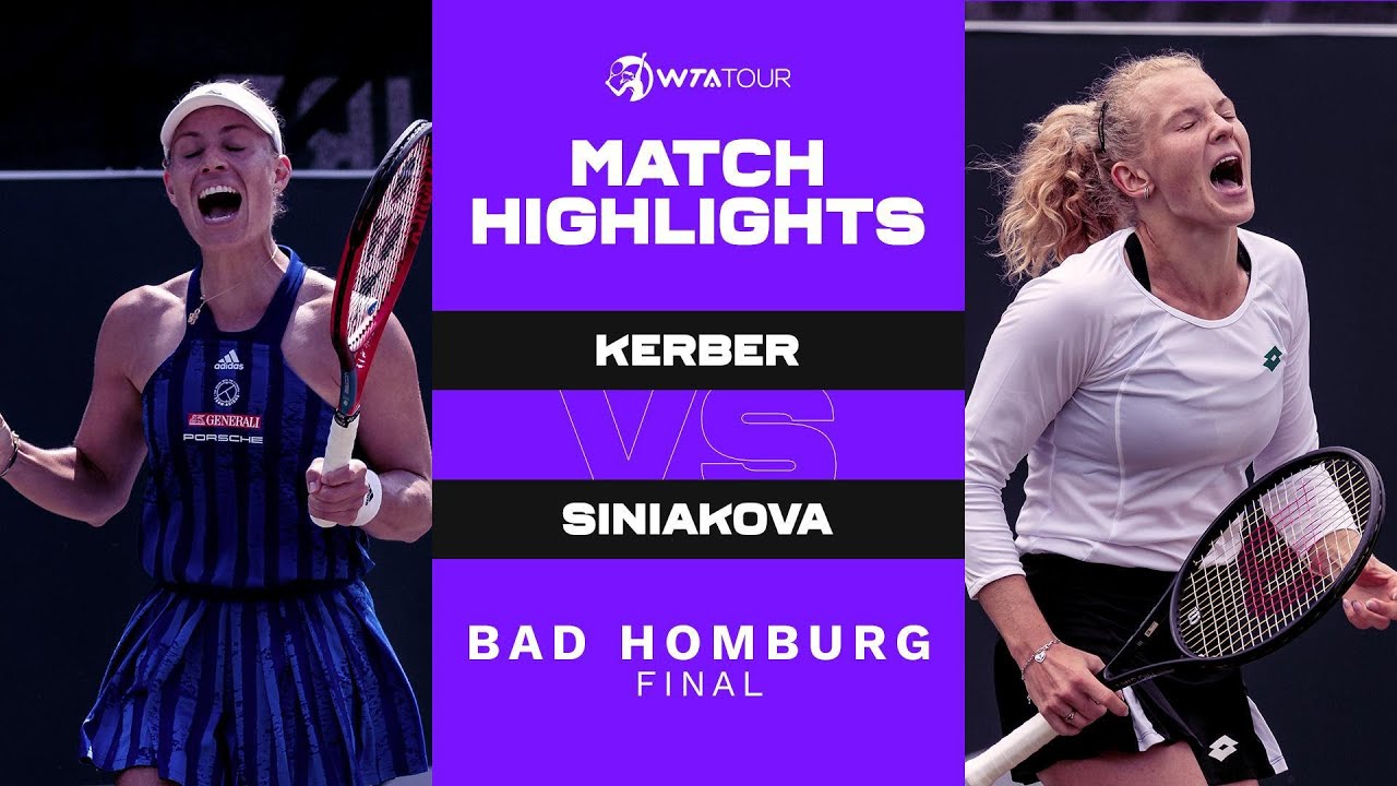 Angelique Kerber vs. Katerina Siniakova | 2021 Bad Homburg Final | WTA Match Highlights