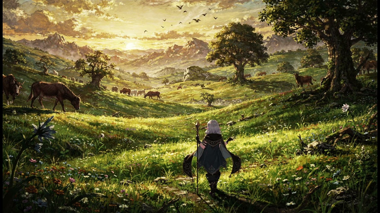 Morning Light Over the Valley | Medieval Fantasy Folk Music