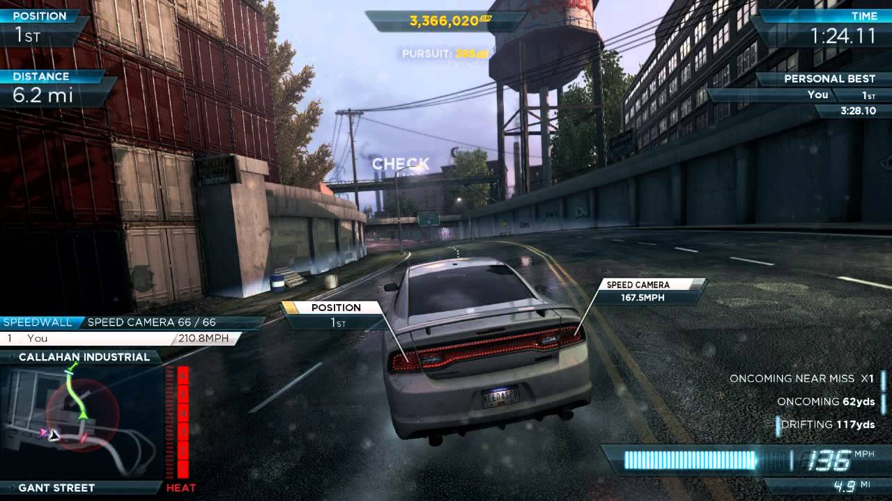 NFS Most Wanted 2012: Dodge Charger SRT8 Full Pro Mods | Most Wanted List #1 Koenigsegg Agera R