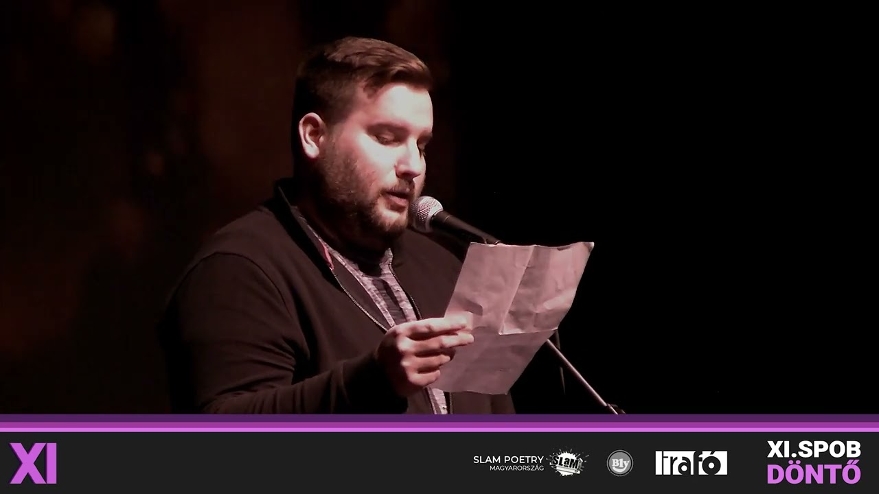 D.Nagy Bence - 11. Slam Poetry Országos Bajnokság - Döntő - III. helyezett - 2023.10.28. @ Trafó