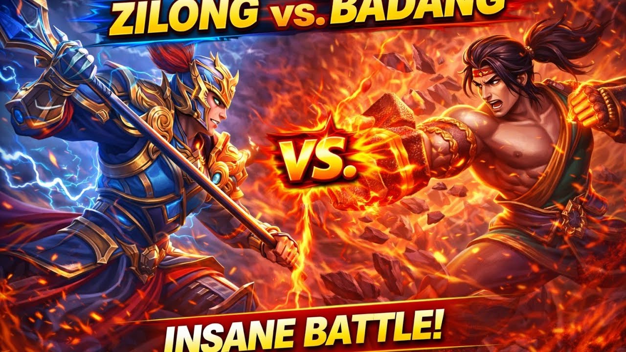 Gameplay Zilong  vs. badang #4 @LandOfDawnID 