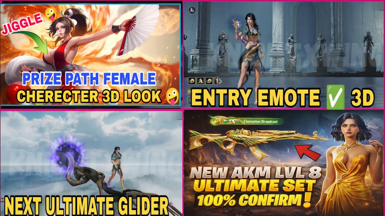 NEXT ULTIMATE 3D LEAKS l🔥l ENTRY EMOTE ✅ REVEAL l💀💀 HONEY BADZER KIL FILD