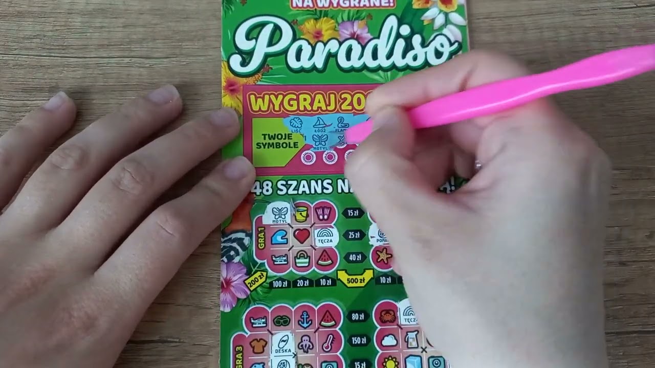Paradiso i EXTRA LINIE wkład 50 zł #lotto xl#zdrapki