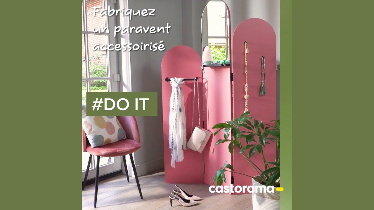 DIY : Fabriquez un paravent accessoirisé - Castorama