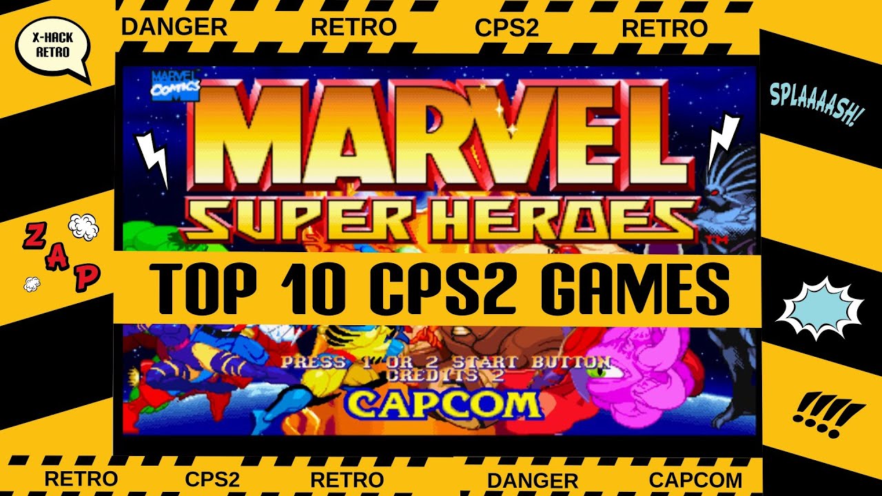 TOP 10 games CPS2 CAPCOM | 60fps PL