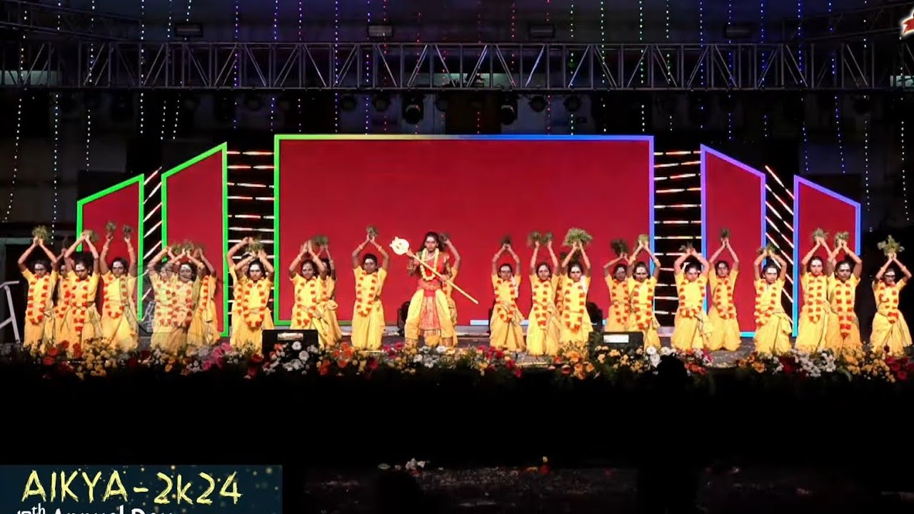 Mahakali Dance Best Performace by VIII-IX STD Students |The Modern Academy AIKYA 202410th Annual DAY