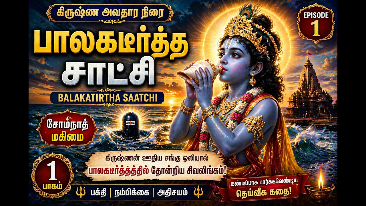 பாலகடீர்த்த சாட்சி 🌊 | Balakatirtha Saatchi | Krishna Avathara Nirai | Somnath Mahimai | Tamil 