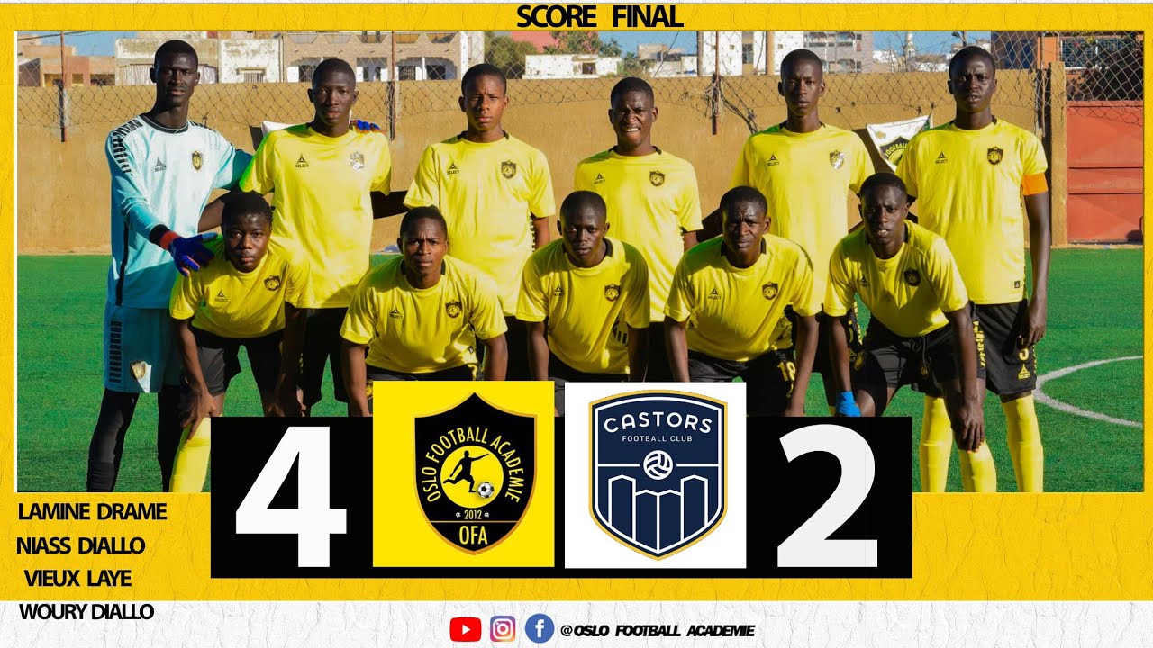 Future Stars League - Oslo FA (U17) s’impose 4-2 face à Dakar FC