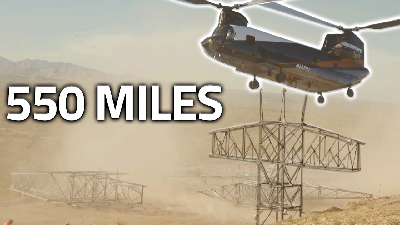 Building America's Largest Power Project w/ Helicopters?