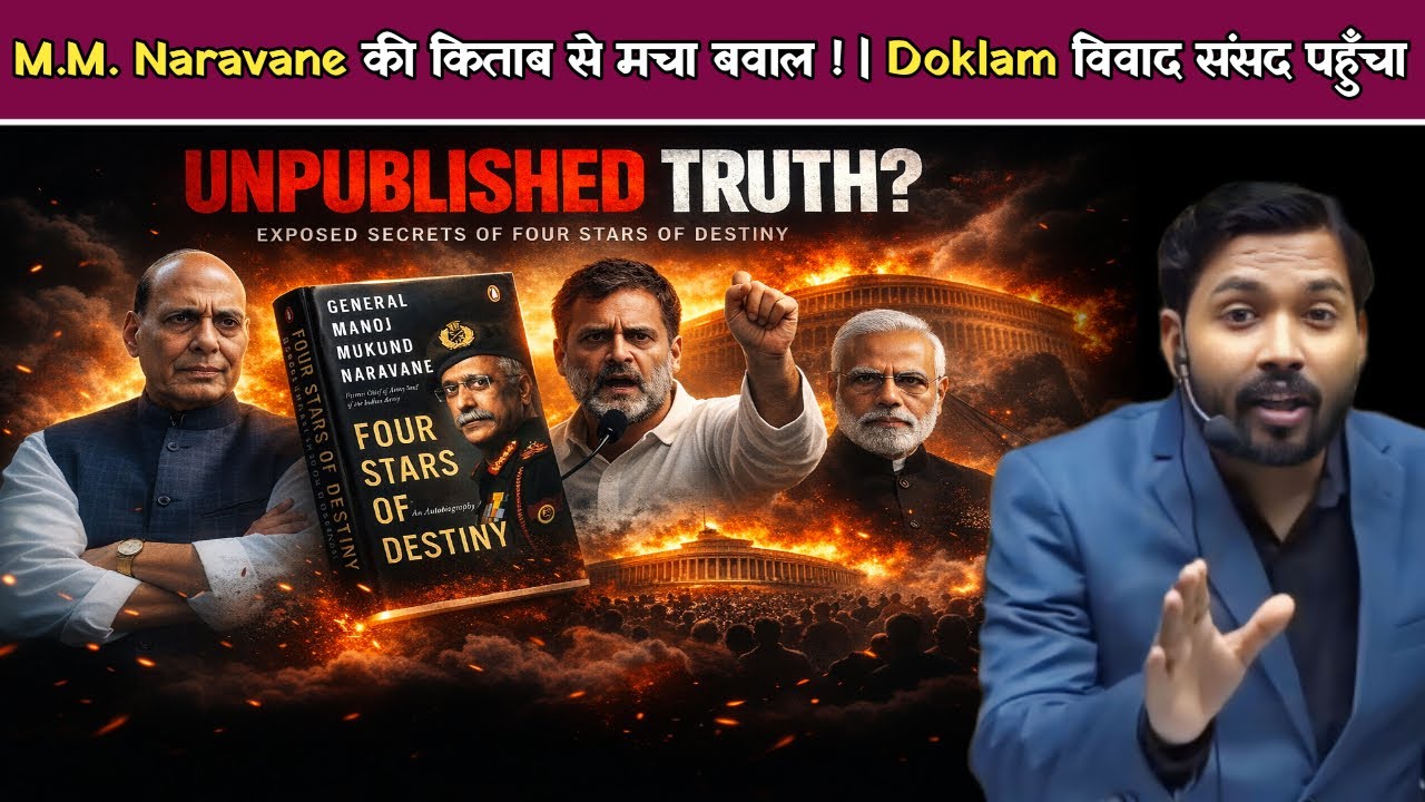 M.M. Naravane की किताब से मचा बवाल ! | Doklam विवाद संसद पहुँचा | Khan Sir क्या बोले.!