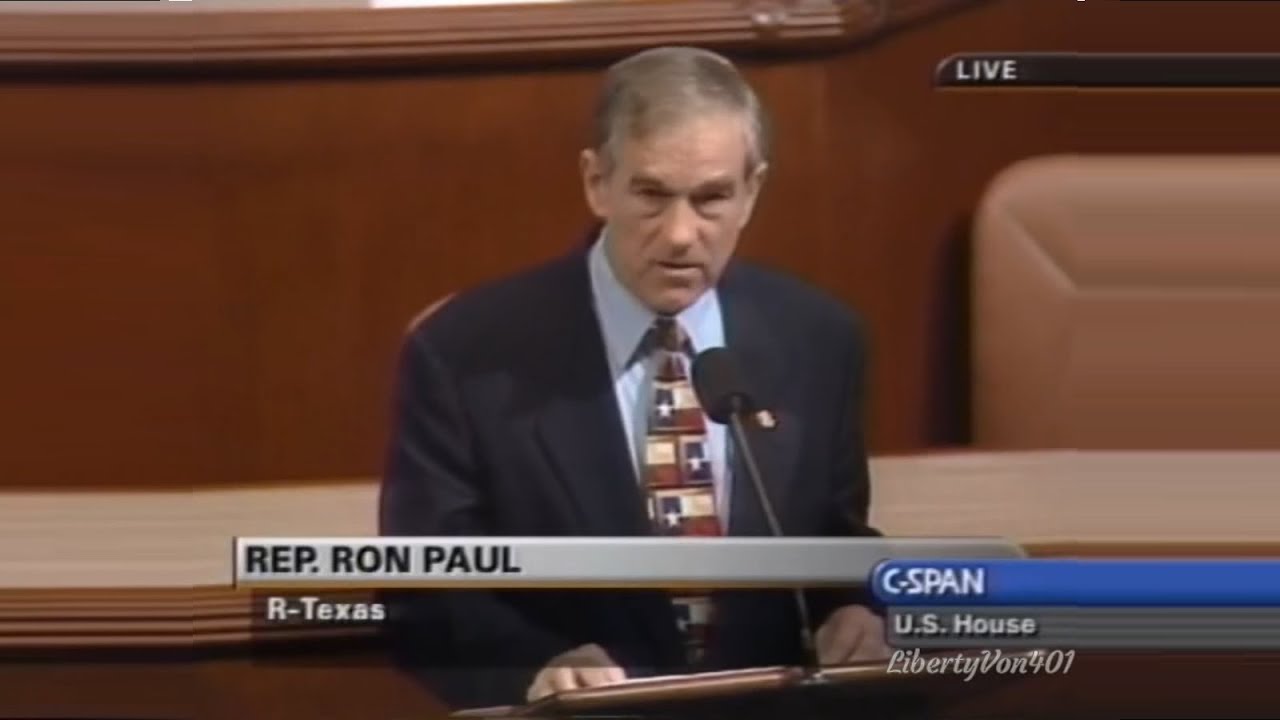 Ron Paul - 2001 - Foreign Intervention & The War on Drugs