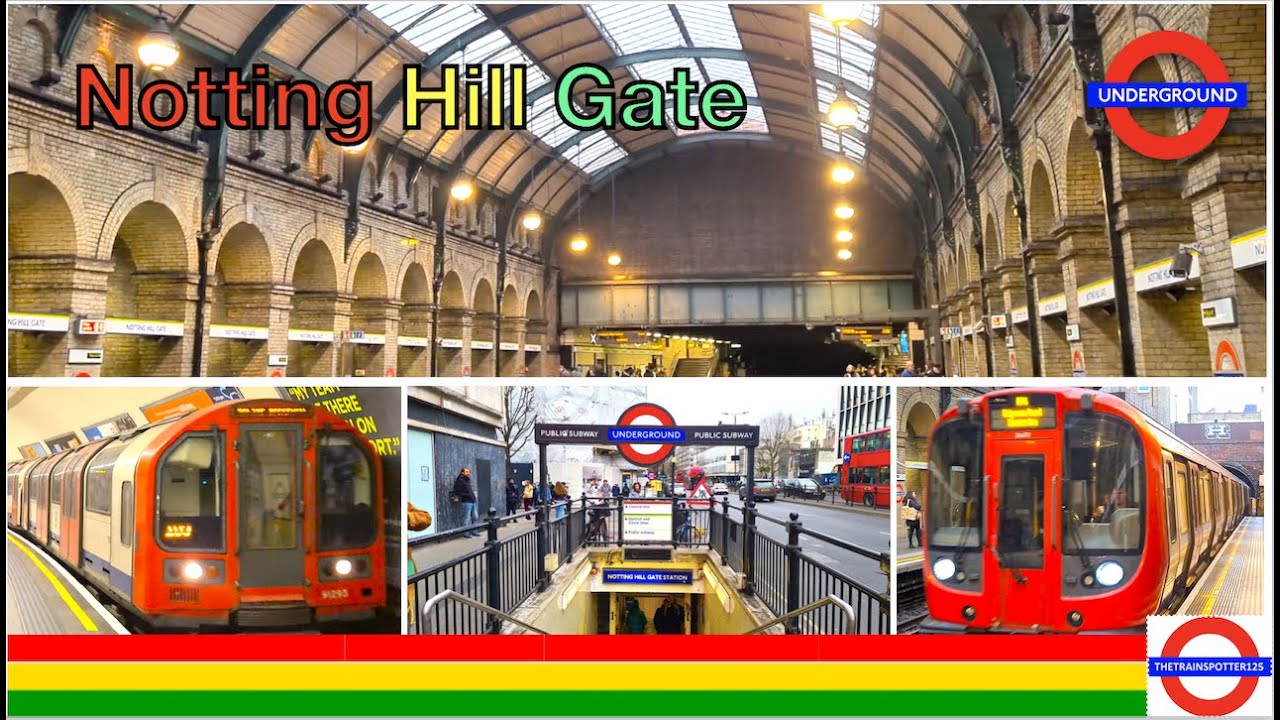 London Underground Action at Notting Hill Gate Station - EVENING RUSH HOUR! (04/03/2023)