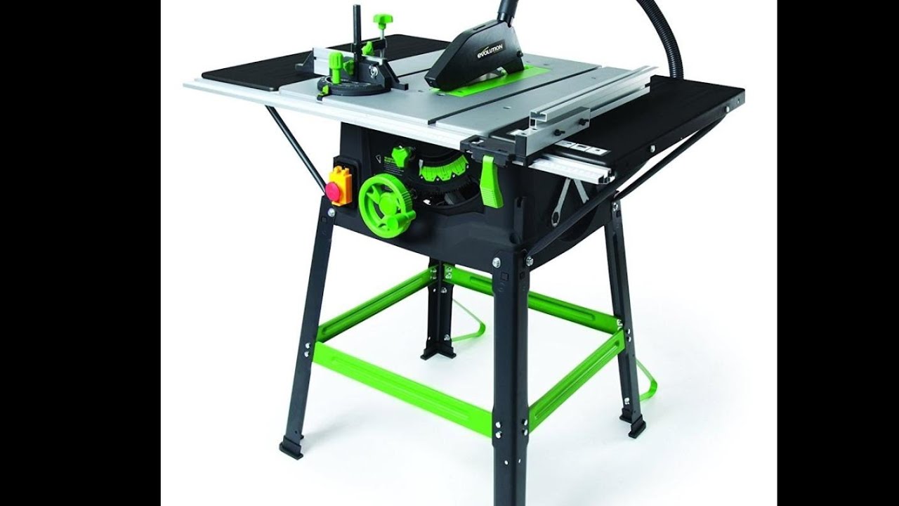 1443 An Evolution Fury 5-S Table Saw Unboxing And Try Out