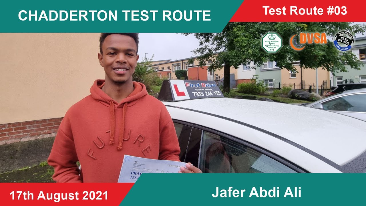 UK Practical Driving Test Route | Chadderton Test Route | Jafer Abdi Ali | 17th August 2021