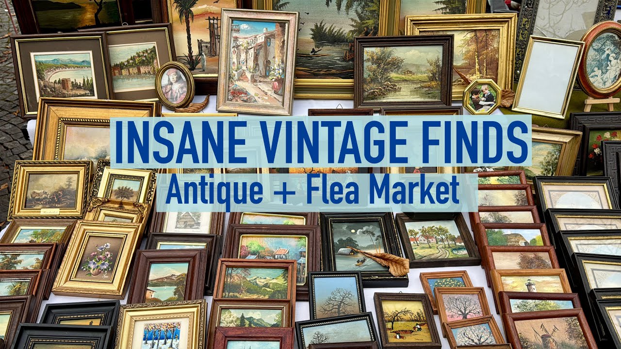 Flea Market Finds in Stuttgart 🇩🇪 | Vintage Treasures & Antique Store Haul