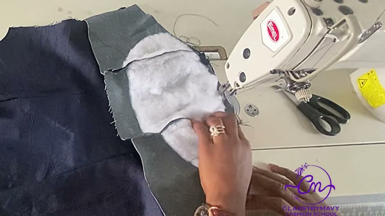 HOW TO SEW A BUSTIER GOWN WITH SIDE RUFFLES| BUSTIER GOWN PADDING AND SEWING TUTORIAL