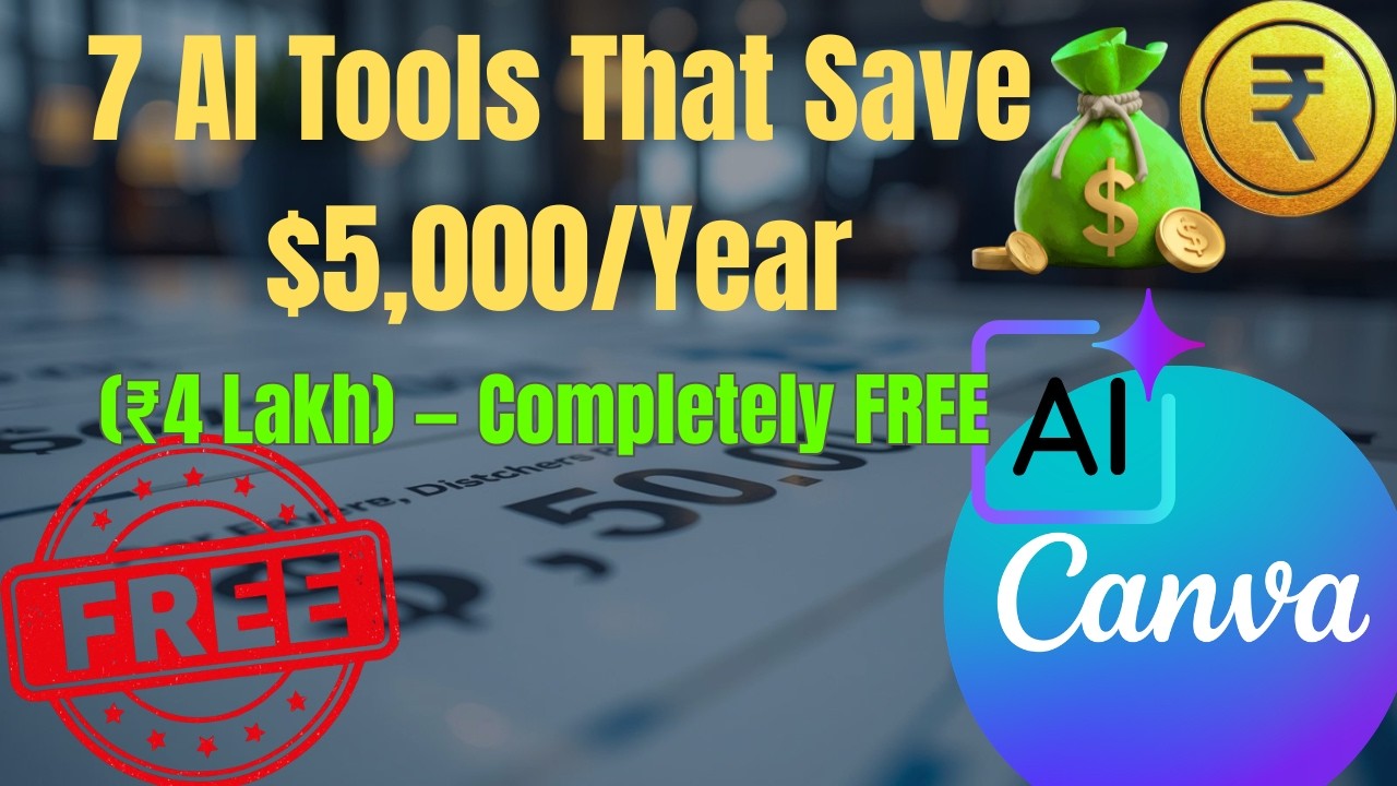 7 AI Tools That Replace $5,000/Year in Software (All FREE)