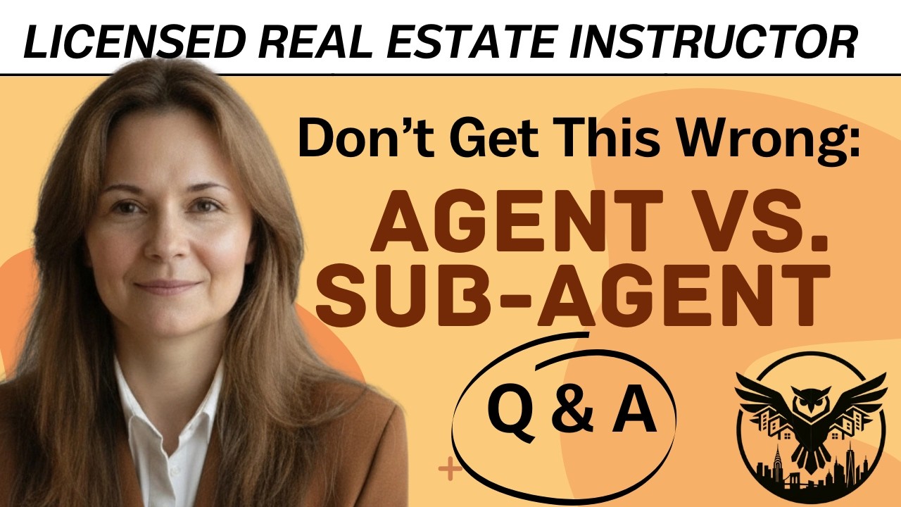 Stop Confusing Agent vs Sub Agent (Real Estate Exam Question Solved)