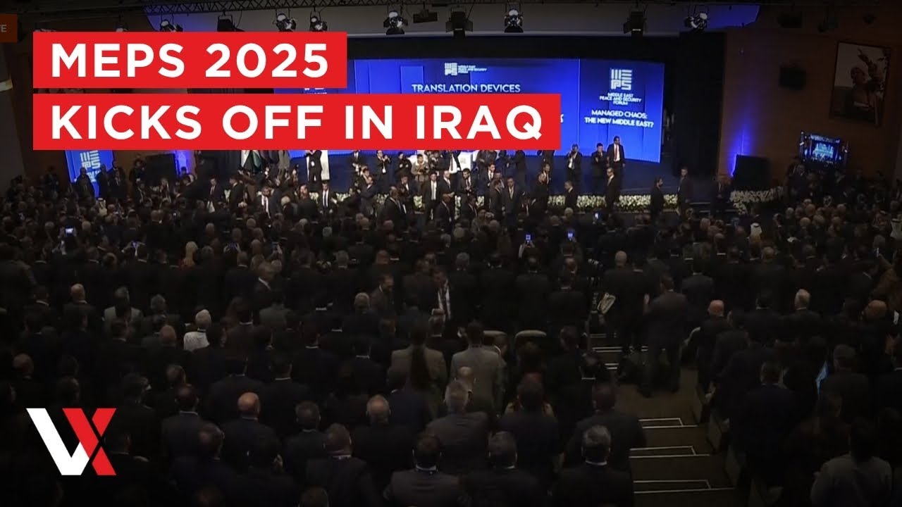 LIVE | "Peace & Security In The Middle East - MEPS 2025” Forum Opens In Iraq | VERTEX